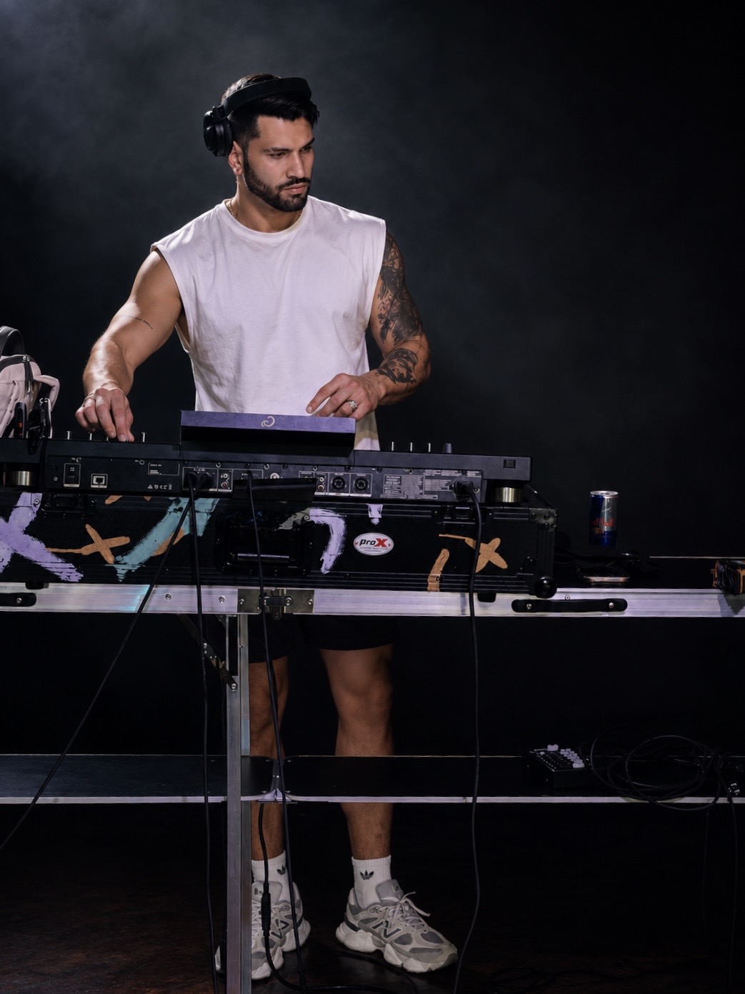 DJ Adriano Dolce at the controller
