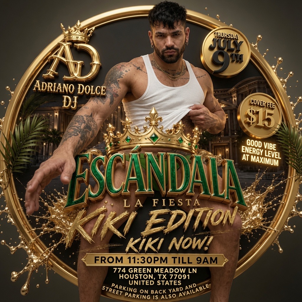 Kiki Now ESCÁNDALA flyer